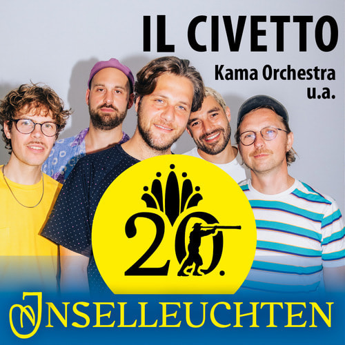 Tickets kaufen für Inselleuchten-Festival 3. Abend mit Il Civetto, dem Kama Orchestra u.a. am 14.07.2024
